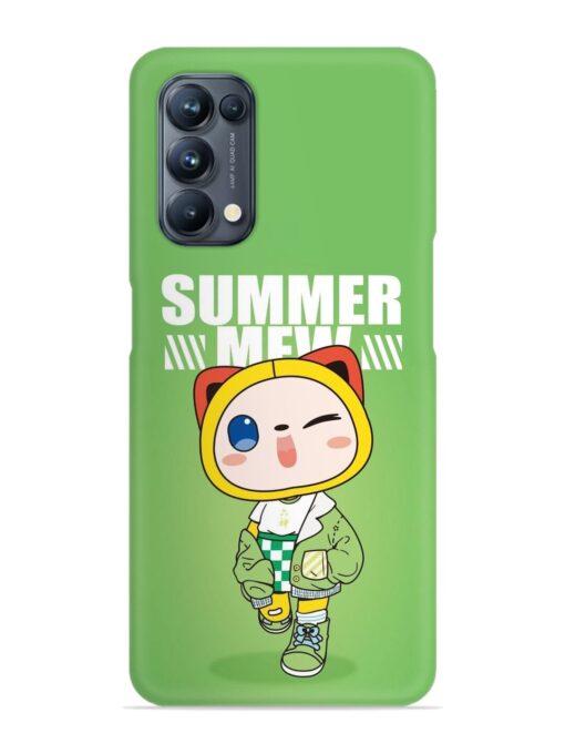 Summer Mew Snap Case for Oppo Reno 5 Pro (5G) Zapvi