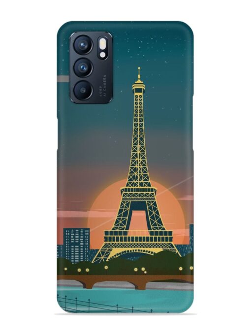 Scenery Architecture France Paris Snap Case for Oppo Reno 6 (5G) Zapvi