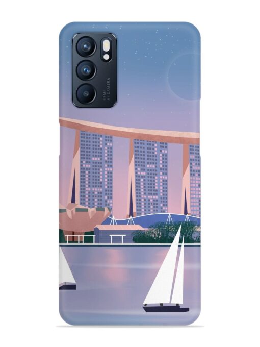 Singapore Scenery Architecture Snap Case for Oppo Reno 6 (5G) Zapvi