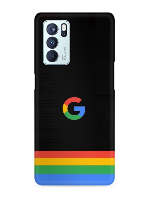 Google Logo Art Snap Case for Oppo Reno 6 Pro (5G) Zapvi