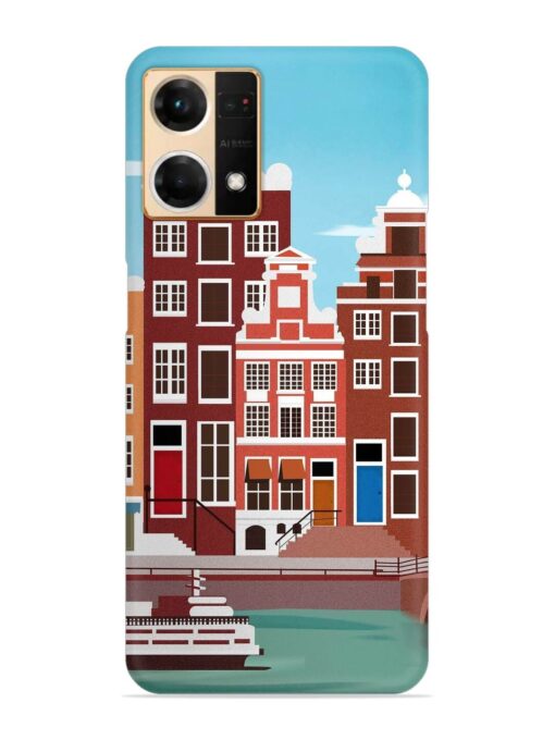 Scenery Architecture Amsterdam Landscape Snap Case for Oppo Reno 7 (4G) Zapvi