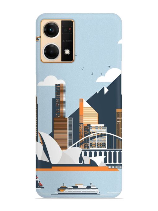 Sydney Opera Landscape Snap Case for Oppo Reno 7 (4G) Zapvi