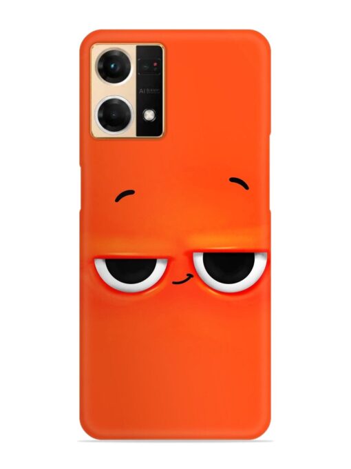 Smiley Face Snap Case for Oppo Reno 7 (4G) Zapvi