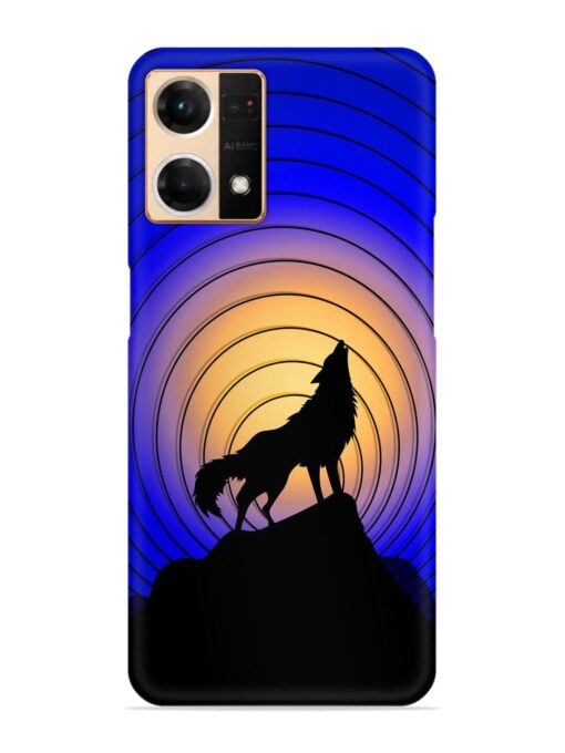 Fox Roaring Design Snap Case for Oppo Reno 7 (4G) Zapvi