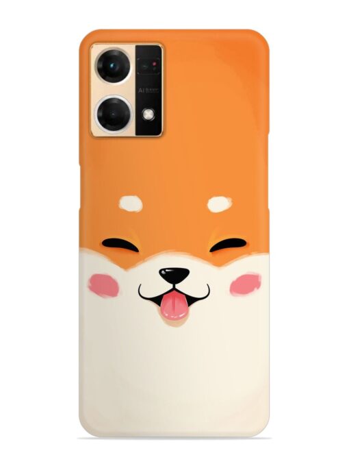 Happy Cat Art Snap Case for Oppo Reno 7 (4G) Zapvi