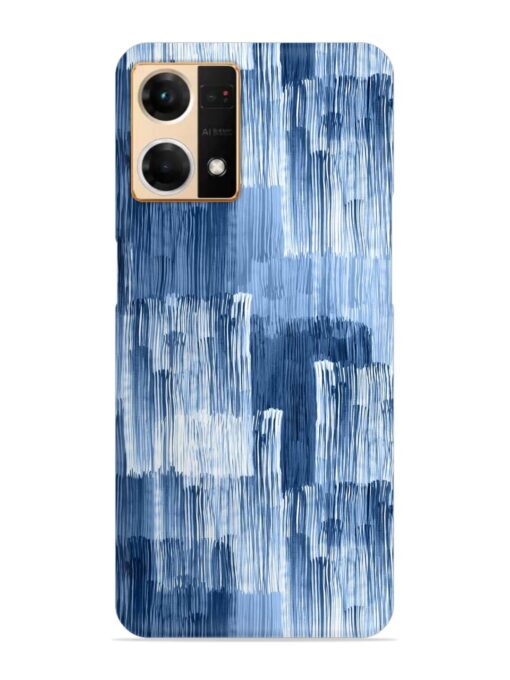 Abstract Pattern Stripes Snap Case for Oppo Reno 7 (4G) Zapvi