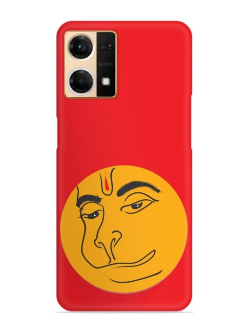 Lord Hanuman Vector Snap Case for Oppo Reno 7 (4G) Zapvi