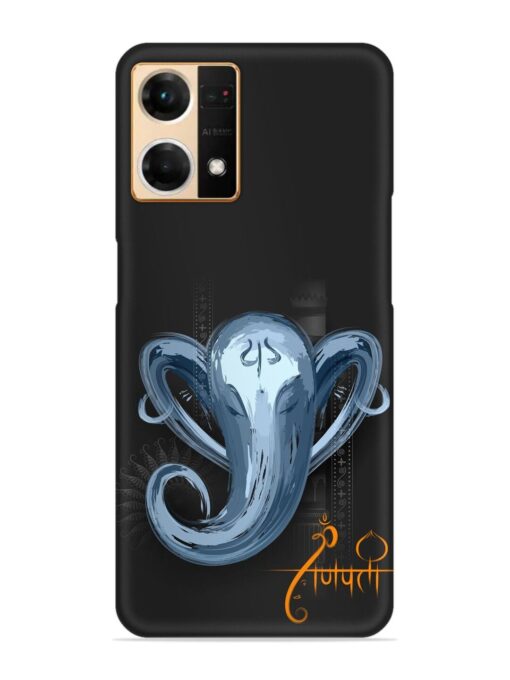 Illustration Lord Ganpati Snap Case for Oppo Reno 7 (4G) Zapvi