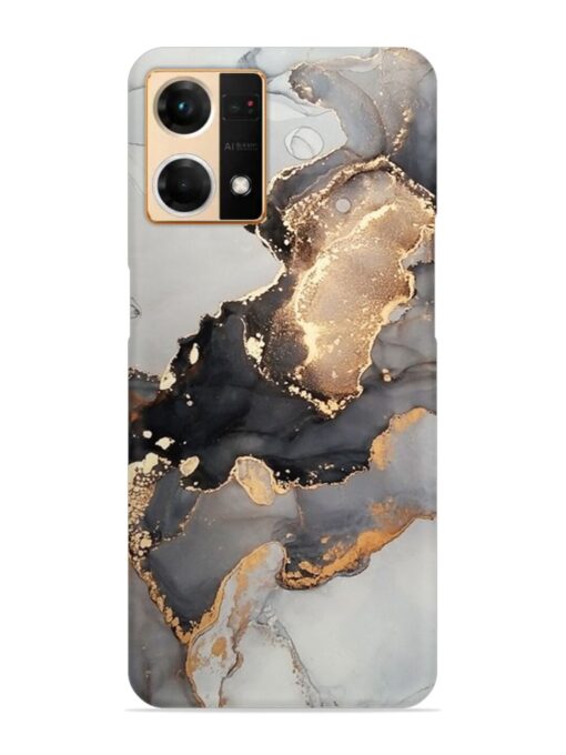 Luxury Abstract Fluid Snap Case for Oppo Reno 7 (4G) Zapvi