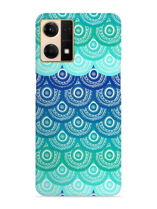 Ethnic Seamless Pattern Snap Case for Oppo Reno 7 (4G) Zapvi