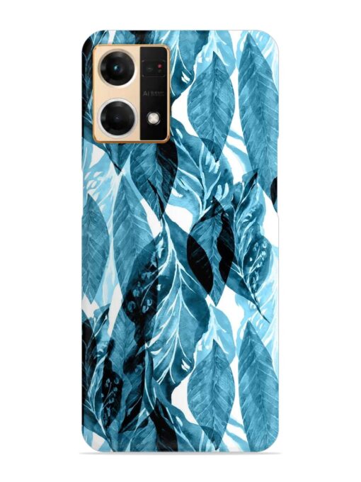 Leaves Pattern Jungle Snap Case for Oppo Reno 7 (4G) Zapvi