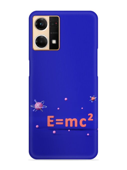 Formula Relativity Equation Snap Case for Oppo Reno 7 (4G) Zapvi