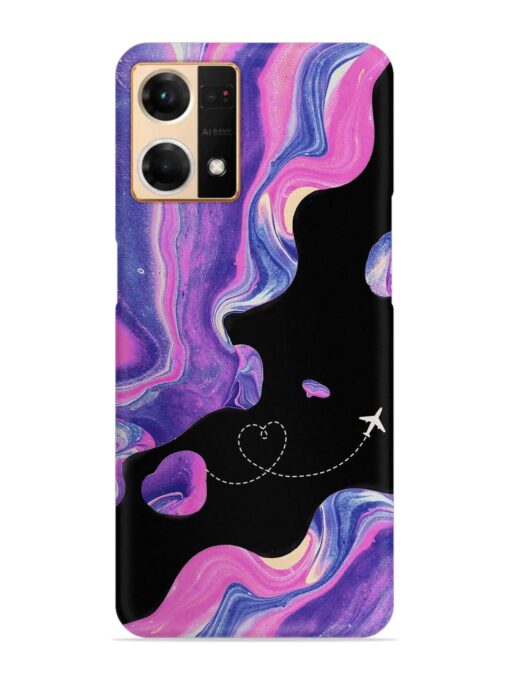 Glitter Art Snap Case for Oppo Reno 7 (4G) Zapvi