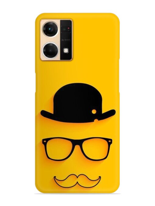 Classic Face Vector Snap Case for Oppo Reno 7 (4G) Zapvi