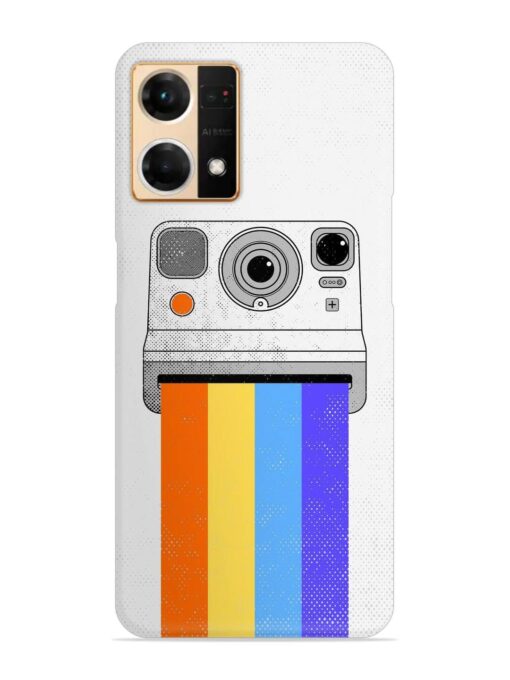 Retro Camera Art Snap Case for Oppo Reno 7 (4G) Zapvi