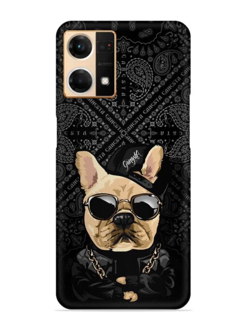 Gangsta Cool Sunglasses Dog Snap Case for Oppo Reno 7 (4G) Zapvi