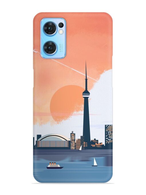 Toronto Canada Snap Case for Oppo Reno 7 (5G) Zapvi