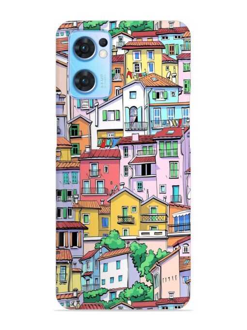 Europe Old Town Snap Case for Oppo Reno 7 (5G) Zapvi