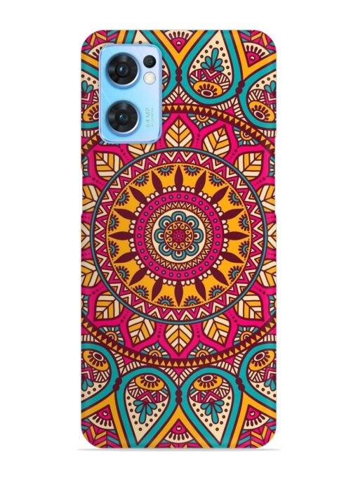 Mandala Joy Snap Case for Oppo Reno 7 (5G) Zapvi