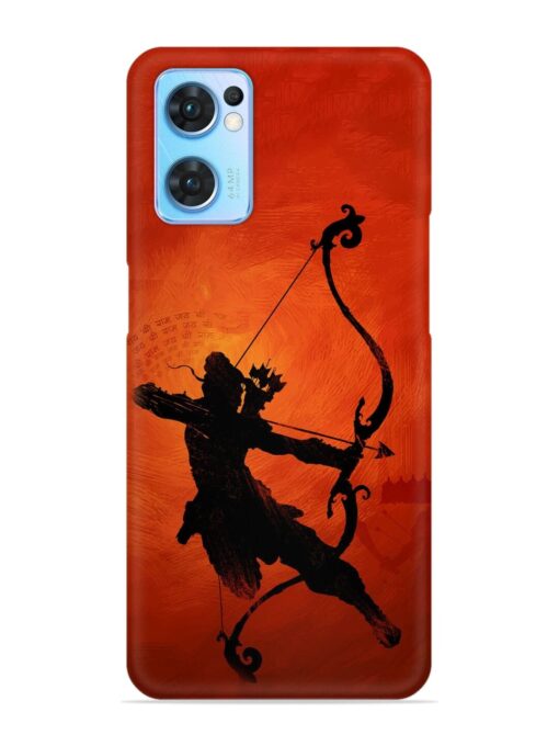 Illustration Lord Rama Snap Case for Oppo Reno 7 (5G) Zapvi