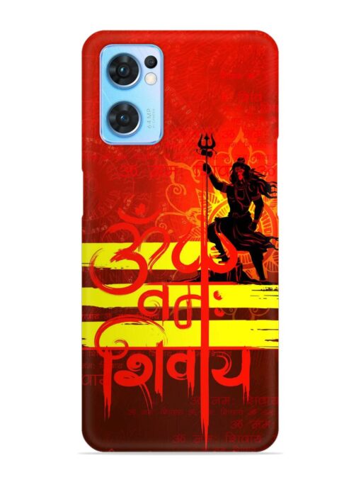 Illustration Lord Shiva Snap Case for Oppo Reno 7 (5G) Zapvi