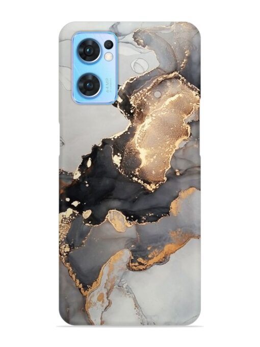 Luxury Abstract Fluid Snap Case for Oppo Reno 7 (5G) Zapvi