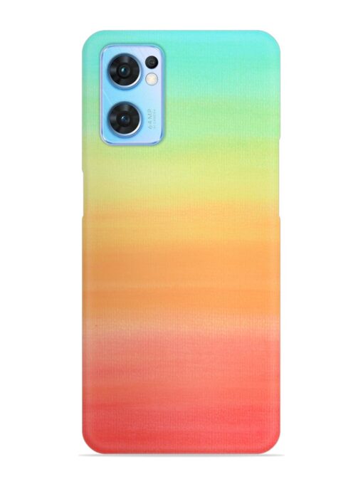 Background Sky Watercolor Snap Case for Oppo Reno 7 (5G) Zapvi