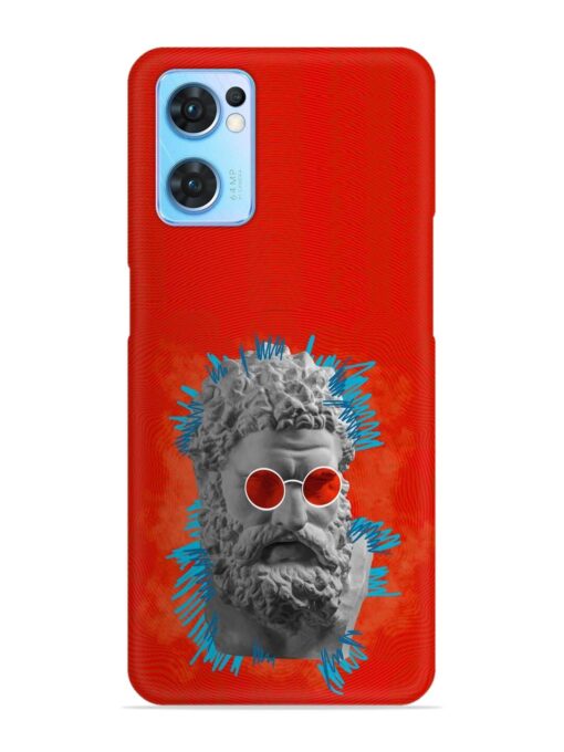 Contemporary Art Concept Snap Case for Oppo Reno 7 (5G) Zapvi