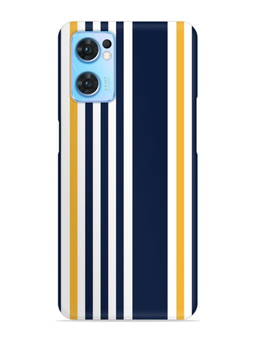 Seamless Stripe Pattern Snap Case for Oppo Reno 7 (5G) Zapvi