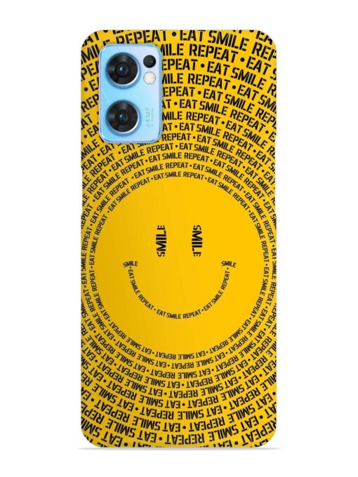 Smiley Snap Case for Oppo Reno 7 (5G) Zapvi