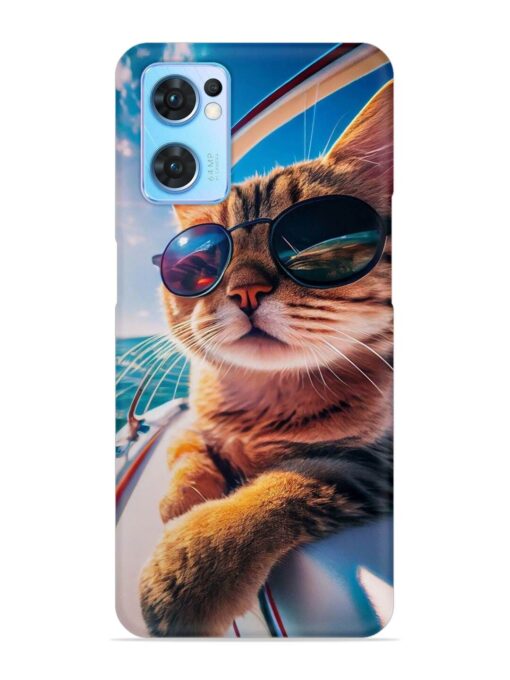 Cat In Style Snap Case for Oppo Reno 7 (5G) Zapvi