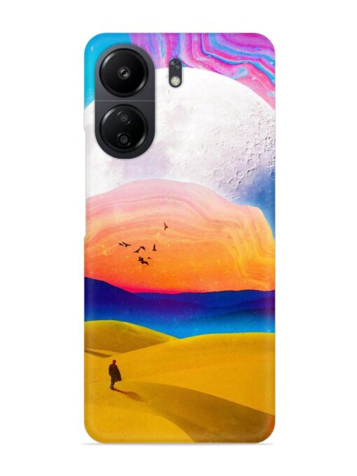 Sandy Desert Snap Case for Poco C65 Zapvi