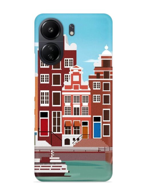 Scenery Architecture Amsterdam Landscape Snap Case for Poco C65 Zapvi