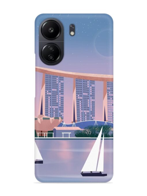 Singapore Scenery Architecture Snap Case for Poco C65 Zapvi