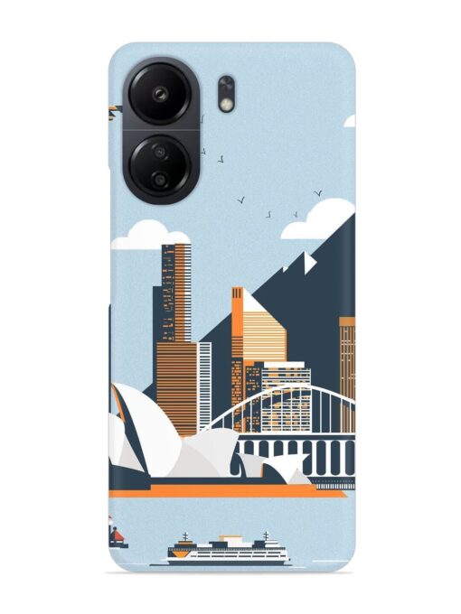 Sydney Opera Landscape Snap Case for Poco C65 Zapvi