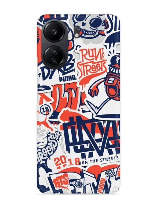 Run The Street Snap Case for Poco C65 Zapvi