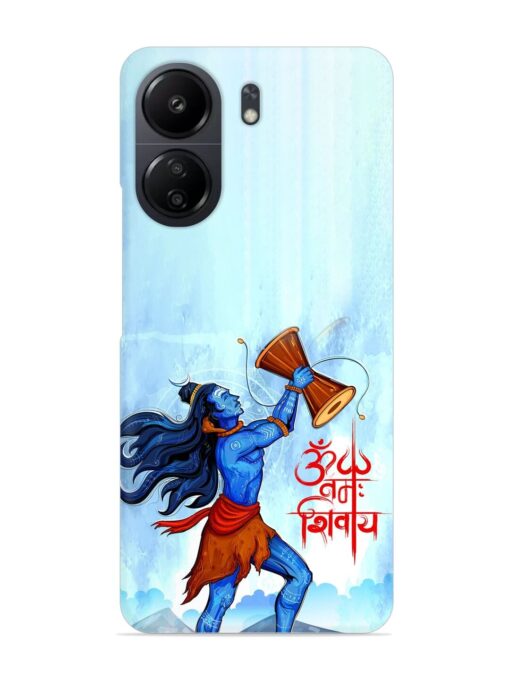 Illustration Lord Shiva Snap Case for Poco C65 Zapvi