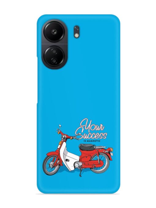 Motorcycles Image Vector Snap Case for Poco C65 Zapvi