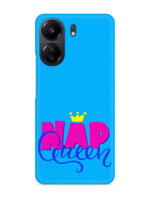 Nap Queen Quote Snap Case for Poco C65 Zapvi