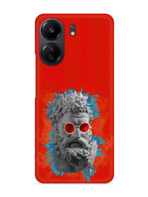 Contemporary Art Concept Snap Case for Poco C65 Zapvi