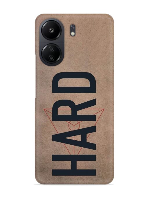 Hard Typo Snap Case for Poco C65 Zapvi