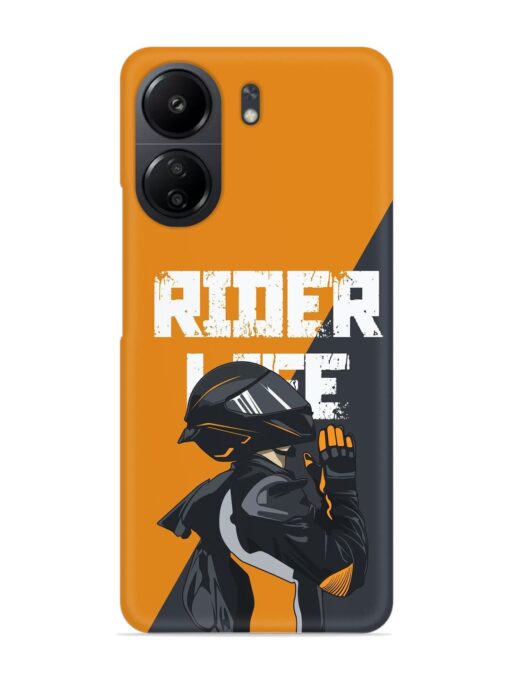 Rider Life Snap Case for Poco C65 Zapvi