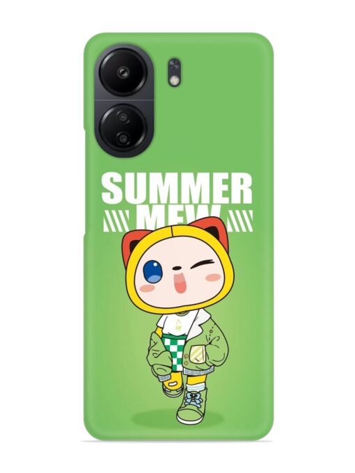 Summer Mew Snap Case for Poco C65 Zapvi