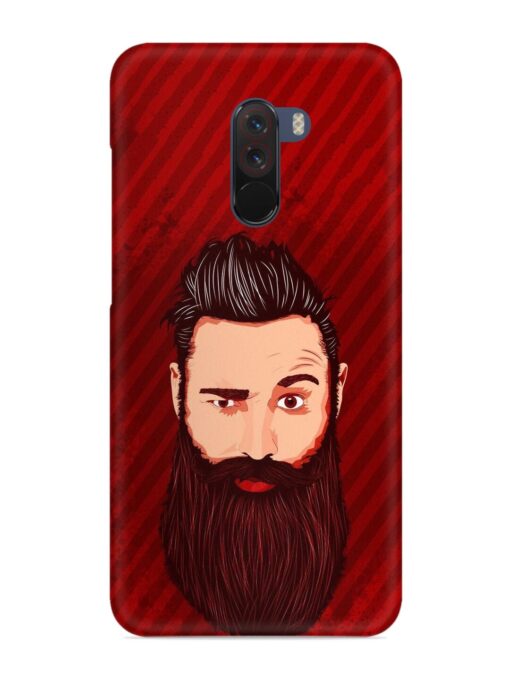 Beardo Man Snap Case for Poco F1 Zapvi