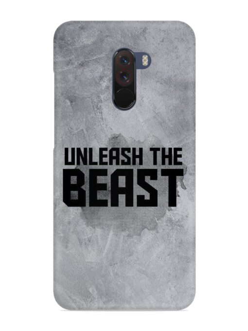 Unleash The Beast Snap Case for Poco F1 Zapvi