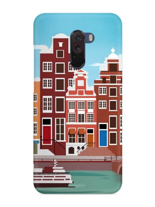 Scenery Architecture Amsterdam Landscape Snap Case for Poco F1 Zapvi