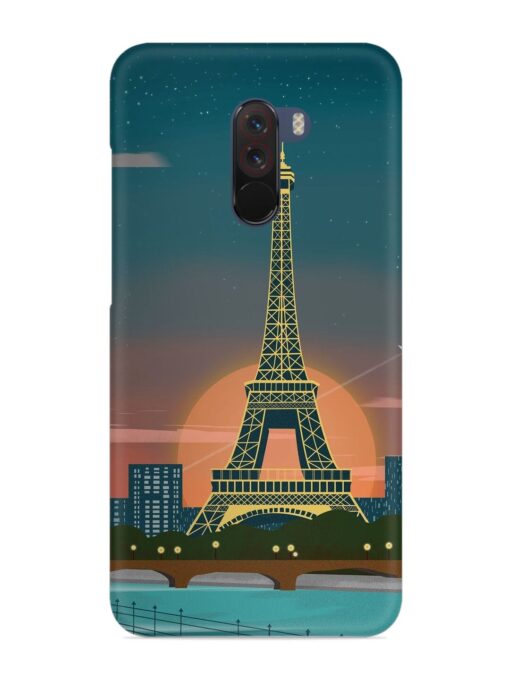 Scenery Architecture France Paris Snap Case for Poco F1 Zapvi