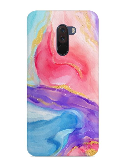 Watercolor Gradient Snap Case for Poco F1 Zapvi