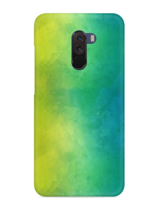 Yellow Green Gradient Snap Case for Poco F1 Zapvi