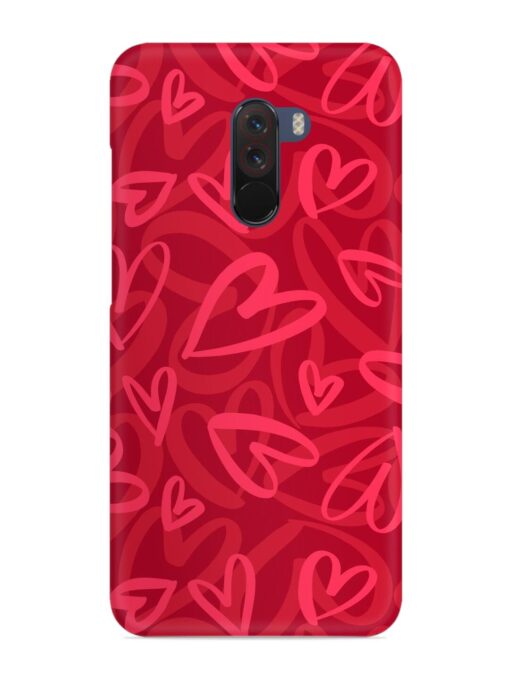 Seamless Romantic Pattern Snap Case for Poco F1 Zapvi